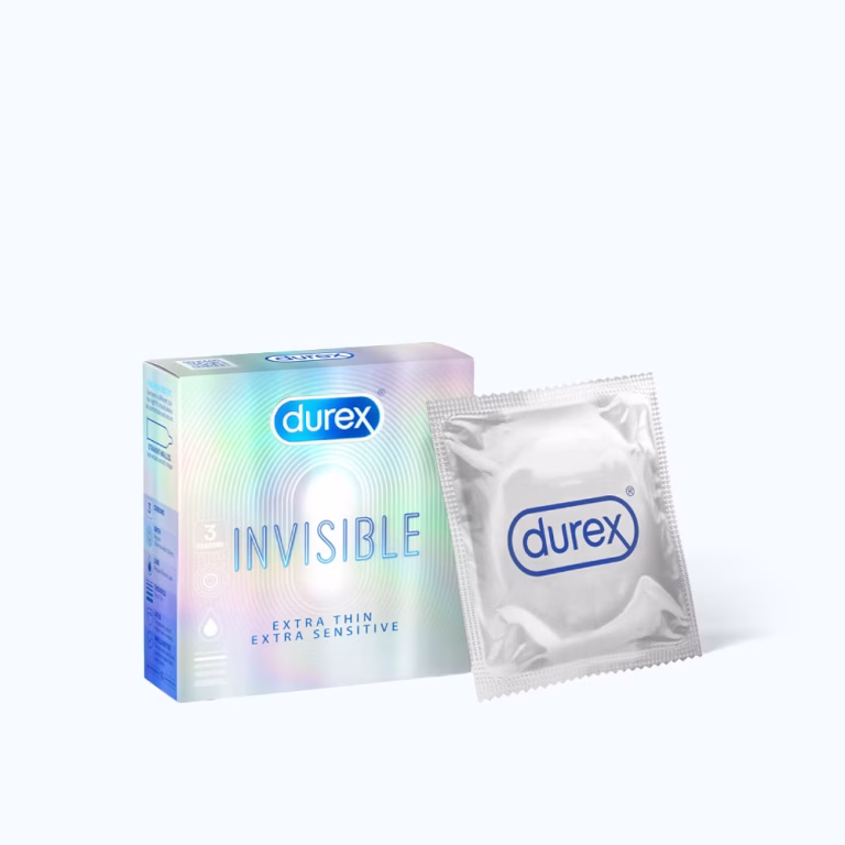 DUREX INVISIBLE HỘP 3 CÁI
