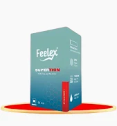 Feelex Superthin 2 Cái (Siêu mỏng hương dâu)
